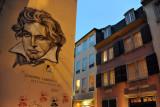 Mural across from the Beethoven-Haus
