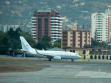 Colombian Air Force VVIP 737, Guatemala City Airport