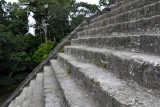 Climbing the Talud-Tablero Temple of the Mundo Perdido