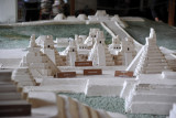Visitors Center model of the Gran Plaza of Tikal