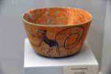 Polychrome vessel, Topoxte, Late Classic Period 800-925 AD