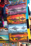 Tourist paintings of Lago de Atitln