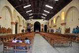 Inside the church of Santiago Atitln