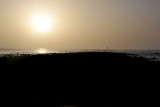 Sunset with the westernmost point of the African mainland at Pointe-des-Almadies