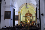 Of the vast cathedral, only this small front portion, reoriented north-south, was rebuilt as the Parish Church of San Jos