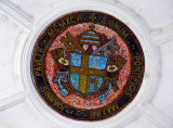 Ceiling mosaic - Pope John Paul, 1996 - Nuestra Seora de la Merced