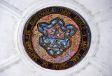Ceiling mosaic - Muy Noble y Muy Leal Ciudad de Santiago de Guatemala