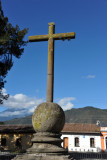 The cross in front of the Iglesia de Nuestra Seora de la Merced