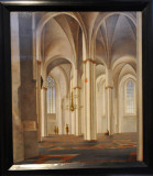 Interior of the Buurkerk, Utrecht, Pieter Jansz. Saenredam, 1645