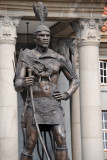 Chief Tshwane statue in front of Pretoria City Hall