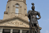 Chief Tshwane statue in front of Pretoria City Hall