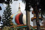 Candy-striped dome, Masjid Al Furqon, Cengkareng