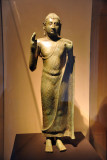 Standing Buddha - solid cast bronze, 9-10th C. AD
