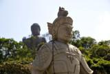The Big Buddha rises over the trees behind General Makura - Year of the Rabbit