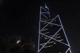 Bank of China Tower at night, Hong Kong