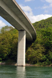 Road bridge over the Rhein at Heimshofen (CH), downstream from Stein am Rhein