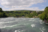 Rheinfall from upstream on the right bank