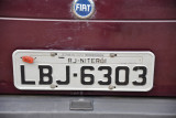 Brazil License Plate - Niteri (RJ)