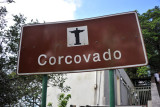 Brown tourist sign - Corcovado