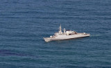 Brazilian navy on patrol during the UN Summit, June 2012- Frigate Constituio (F42)