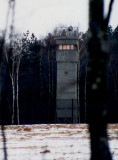 Watch tower on the East German Border