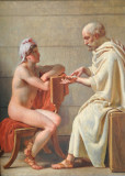 Socrates and Alcibiades, C.W. Eckersberg, 1813-16