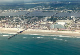 Flying over Daytona Beach, Florida