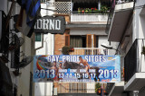 El Horno & banner for 2013 Gay Pride Sitges