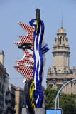 End of the walk - Roy Lichtensteins La Cara de Barcelona