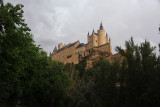 Dark and stormy evening, Segovia