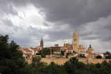 View of Segovia from the Alcazars restaurant terrace