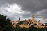 View of Segovia from the Alcazars restaurant terrace