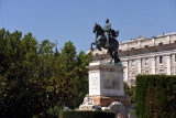 Monumento a Felipe IV, Plaza de Oriente, Palacio Real de Madrid