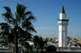 View of the Ahmed Pasha Karamanli Mosques minaret from Tripoli Castle