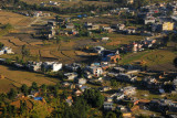 Houses among the ride paddies south of town, Pokhara