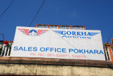 Gorkha Airlines Sales Office, Pokhara (a shockingly primitive place)