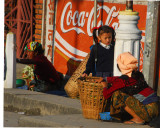 Girl and an old woman, Pokhara