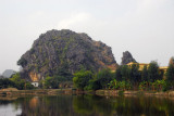Scenery on the way to Hoa Lu, part of the area known as the inland Halong Bay