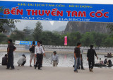Tam Coc Harbor - the landing for row boats to the Tam Coc caves