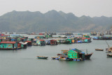Floating village, Cat Ba Harbor