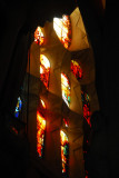 Stained glass, Sagrada Famlia, Barcelona