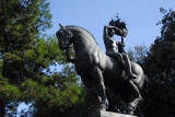 Statue Barcelona by F. Mars, Plaa de Catalunya, Barcelona