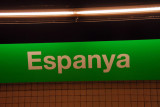 Plaa dEspanya station on the Barcelona Metro