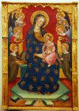 Table I - Mother of God with the angels and saints; Pere Serra, 1385