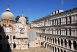 The Courtyard of the Doges Palace from the upper floor of the South Wing