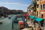 Riva del Vin from the base of the Rialto Brdige, Venice