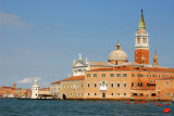 Approaching San Giorgio Maggiore from the west along the Canale della Giudecca
