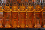 Gothic choir stalls of i Frari, 1468
