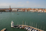 The marina of Isla San Giorgio and St. Marks Basin, Venice