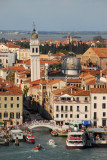 Ponte de la Piet with the Rio dei Greci and the tower of San Giorgio dei Greci